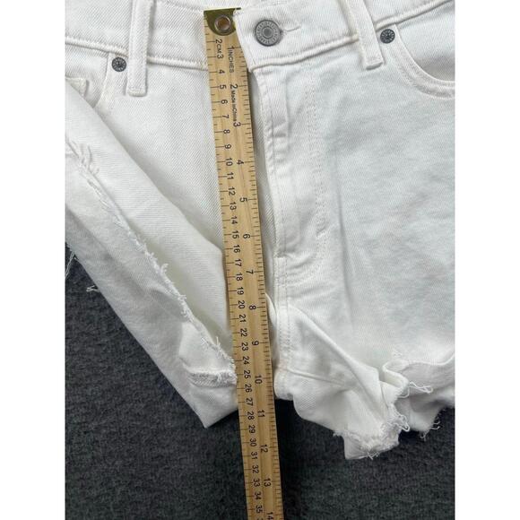Lucky Brand Womens Shorts Size 27 White Denim Casual - Picture 7 of 9